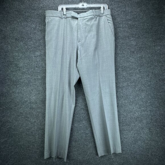 **SOLD**Theory Suit Mens Jacket 44R Pants 38W 2PC Gray Wool Blend XYLO - Picture 11 of 15